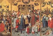 master of the Holy Kindred Retable of the Seven Joys of the Virgin (mk05) Sweden oil painting artist
